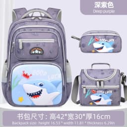 3 Pcs Kids School Backpcak Children School Bags Set Boys Girls Primary Backpack with Lunch Bag Schoolbag Book Bag Kids Mochilas