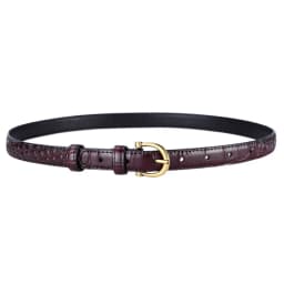 Women's Leather Belt Crocodile Pattern Decorative Match Jeans Suit Dress Slim Waist Genuine Black Leather Pants Waist Belt