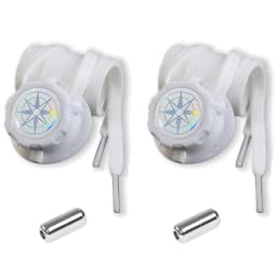 Black and White Flat Twist-Lock Shoelaces Easy-to-Install Automatic Shoelaces Outdoor Sports Shoelace Unisex 1Pair/2Pair