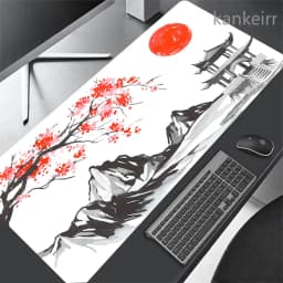 Japanese Cherry Blossoms Mouse Pad Gaming XL New Large Mousepad Sakura XXL MousePads Anti Slip Carpet Mice Pad Desktop Mousepads