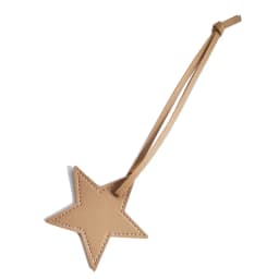 Free initials five pointed star leather luggage pendant star pu leather pendant bag pendant gift leather buckle keychain