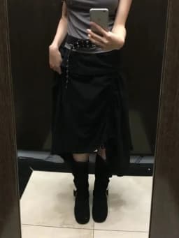 Korean Style Slimming Versatile Pleated High Waist Midi Skirt for Women Casual Polyester Fabric Silk Luster Commute