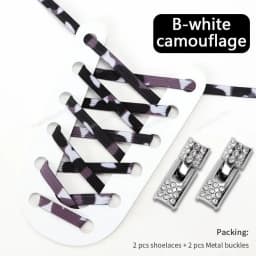 1 Pair Rhinestone Buckle Elastic No Tie Shoelaces Candy Colors Shoe Laces Suitable for Sneakers and Sports Shoes Flat Shoelace