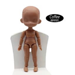 Obitsu 11CM Doll Toys DOD Body Suitable for GSC Head Ob11 1/12 BJD Body Spherical Joint Dolls Hand Set Body and Head Girls Toy