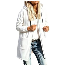Long Zip Up Hoodie Women Fall Casual Oversized Hooded Sweatshirts Be Still Hoodies for Women