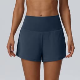 Women's Summer Loose Running Shorts 2-in-1Quick Dry Athletic Yoga Gym Shorts with Pockets Yoga Fitness Sports Shorts