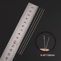 30pcs Metal Beading Needles For Beads Threading String Tambour/Jewelry Bracelet Necklace Making Pins Cord Tools Pins DIY