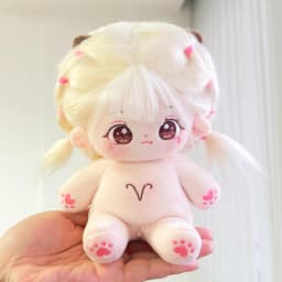 20cm Cute Idol Doll Plush Twelve Zodiac Signs Cotton Star Dolls Kawaii Stuffed Baby Plushies Dolls Toy Fans Collection Kids Gift