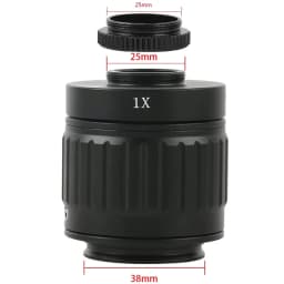CTV 0.3X 0.35X 0.4X 0.5X 1X C-Mount Lens Adapter For Simul Focal Trinocular Stereo Microscope 38MM Interface Microscopio Camera