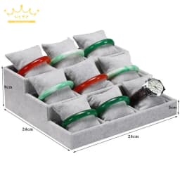 Jewelry Organizer Ring Watch Display Tray Bracelet Display Watch Pillow Decoration 3Layers Jewrlry Display Stand Watch Pallet