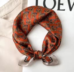 Luxury Horse Silk Shawl Square Scarf For Women Print Hijab Summer Wraps Neckerchief Female 70*70cm Handkerchief Bandana Girl