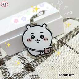 Acrylic Cartoon Keychains Cute Usagi Hachiware Figure Anime Keyring Backpack Pendant Decoration Keychain Accessories Key Chains