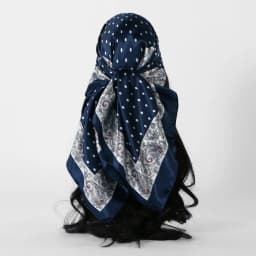 Plain Silk 90 Square Scarf Satin Headband For Muslim Woman Printed Hijabs Wraps Fashion Headscarf Casual Turban Female Bandbana