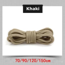 Round Shoe Laces Classic High Quality Black Shoelaces Outdoor Casual Sneakers Mountaineering Polyester Shoe Lace
