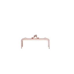 Square Glossy Gold Basic Metal Purse Frame Kiss Clasp Lock DIY Bag Accessories 8.5/10.5/12.5/15/18/20.5 CM Bag Frame Buckle