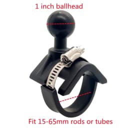 1 Inch 25mm Ball Head Adapter Motorcycle Handlebar Clamp Mount Phone Ball Head Mount Aluminum Ball Base Socket Arm Mount for Ram