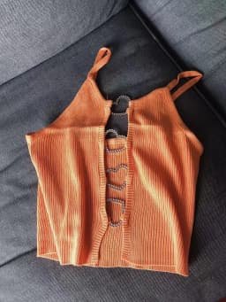 2026 New Sexy Solid Ribbed Crop Sleeveless Top - Back Heart Decor Cami Top for Women Perfect for Spring & Summer