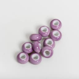 15#10pcs Special Round Retro Big Hole Ceramic Porcelain Bead Pendant Jewelry Making Beads Handmade Materials Bracelet Z036