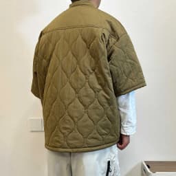 Retro Japanese Style Cotton Jacket Inner Short Sleeve Unisex Winter Coat Warmth Cleanfit Casual Pure Color Button up