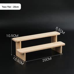 Pure Wood Display Stand Storage Rack Desktop Figurine Bubble Mat Doll Meat Green Plant Multi-layer Staircase Rack