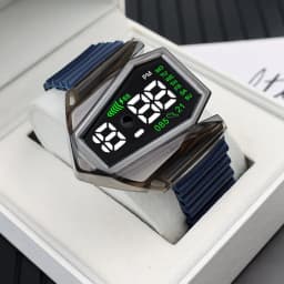 Multi-function Aircraft Watch Touch Screen Digital Kids Watches Students Boys and Girls LED Sports Electronic Watch Clock Gifts