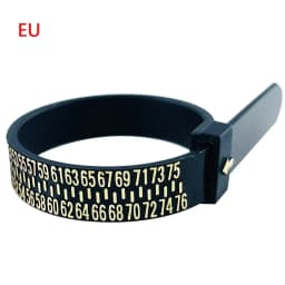 PHYHOO Plastic UK US EU JP HK Size Ring Size Measuring Tools Finger Gauge Ring Sizer Belt Measurement Tool Jewelry Accessories