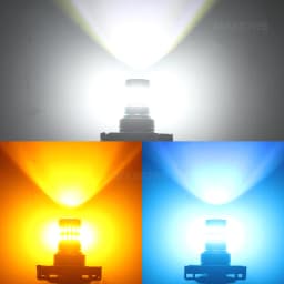 2pcs PS24W 5202 h16(eu) 2504 5201 5301 5202 PS19W LED Fog Light Bulbs Extremely Bright 50W GC 5530 Chipset 6000K
