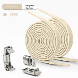 Elastic Laces Sneakers Magnetic Lock Shoe laces without ties Kids Adult 8MM Widened Flat No Tie Shoelaces for Shoes Accessories