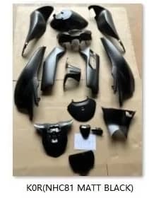 Hot Sale 2020-2023 SH 125 150 Motorcycle Fairing ABS Plastic Body Parts for Honda Sh K0R Wholesale Motorcycle Parts