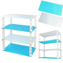 Building Block Part 10Pcs MOC Pillars Bricks 2X2X10 Support Baseplate Bridge Pillar Girder Bracket Column Toys Compatible 95347