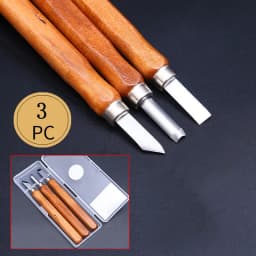 Professional Wood Carving Chisel Set with Carbon Steel Wood Carving Tools, Suitable for Carving Carpenters and Beginners