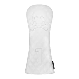 PU Leather Skull Golf Club Headcover Set Golf 460CC Driver and FW Fairway Wood Hybrid Cover