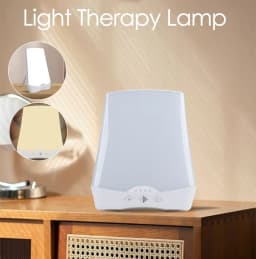 SAD LED Phototherapy Light Bionic-Daylight Affective Disorder Lamp Relief Listless Fatigued Therapy Night Light Stepless Dimming