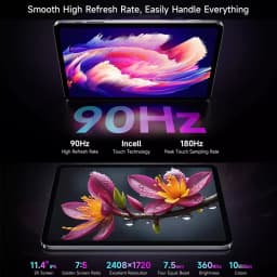 BMAX I12 Power Tablet 11.4" 2.4K IPS 90Hz Display MediaTek Helio G99 8-core 24(8GB+16GB) RAM 256GB ROM 8000mAh Type-C Android 15 Tablets 4G LTE GPS WiFi Support Dual SIM