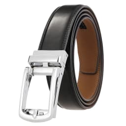 2022 Men's Genuine Leather Belt Hard Alloy Automatic Buckle Natural Cowhide 31mm Business Belt For Male Suit Non-porous Girdle