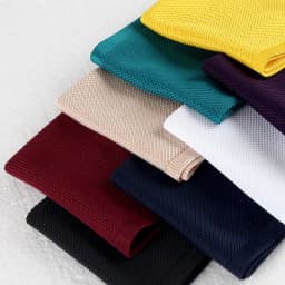 Knitting Wool Men's Solid Black Pocket Square Suit Formal Dress Accessories Small Scarf Towel Wedding Chest Handkerchief 25.5cm