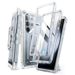 For Samsung Galaxy S24 Ultra Case 2024 SUPCASE UB Pro Full-Body Dual Layer Rugged Belt-Clip Case with Built-in Screen Protector