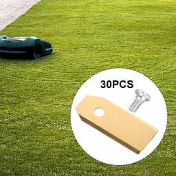 Premium Replacement Blade For Robotic Lawnmower Set, 43 Mm Long, Titanium Coating For Up To 40% More Mowing Time