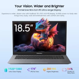 Blackview ACEBOOK 10 Laptop Computer 18.5" FHD 8000mAh Intel N150 Windows 11 16GB RAM 512GB BT5.2 WiFi 6 Desktop Notebook