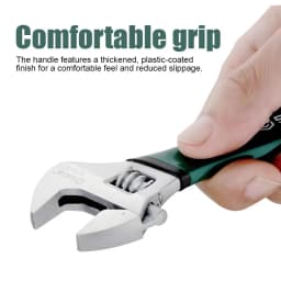 SATA 4/6/8/10inch Adjustable Drive Wrench Mini Small Big Spanner Wrench Adjustable Head Jaw Repair Tool Wrench Car