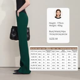 Amii Women's Flared Pants 2026 Summer New Pin Tuck Casual Trousers With Flowy Drape Simple Office Long Pants For Women 12612019
