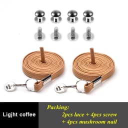 1Pair One Hand Shoelace No Tie Shoelces For Chidren and Adults Quick For Kids and Adult Sneakers Shoelace Quick Lazy Laces