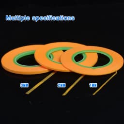 1 Roll Fine Line Tape 1mm/2mm/3mm 18m Self-adhesive Fineline Masking Covering Tape Ultra Fine DIY Special Masking Tools Yellow