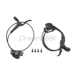 Bicycle Hydraulic Disc Brake Set 800/1450mm MTB Mountain Bike Oil Brakes Front Rear W/ 160mm Rotor Lever Caliper Aluminum Alloy
