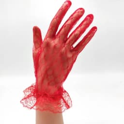 Elastic Elegant Autumn Short Dress Accessories Banquet Thin Mittens Bridal Mesh Gloves Lace Gloves Wedding