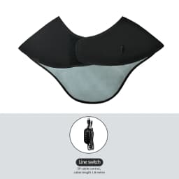 Heating Shawl Heated Brace for Neck Shoulder Back Muscle Relaxation Relief Pain 3 Gear Settings Hot Compress Helpful for Sleep