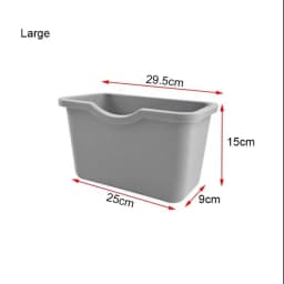 Convenient Plastic Aquarium Bracket Holder for Aquarium Maintenance Tools Grey Fish Tank Isolation Box Accessories Useful
