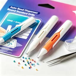 Automatic Pen Bead Dispenser Beadblitz Diamond Art Pen Dispenser for Round Drills DIY Crafts for Adults