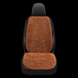 Car Seat Cushion Summer Cool Cushion Single Piece of Wood Beads Summer Breathable Cushion Ventilation Cold Four Seasons Availabl
