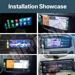 HIPPCRON Car Radio 6.86" Wireless Carplay Android Auto 1Din Car Stereo Multimedia Video BT5.0 FM USB Type-C Charge MP5 Player